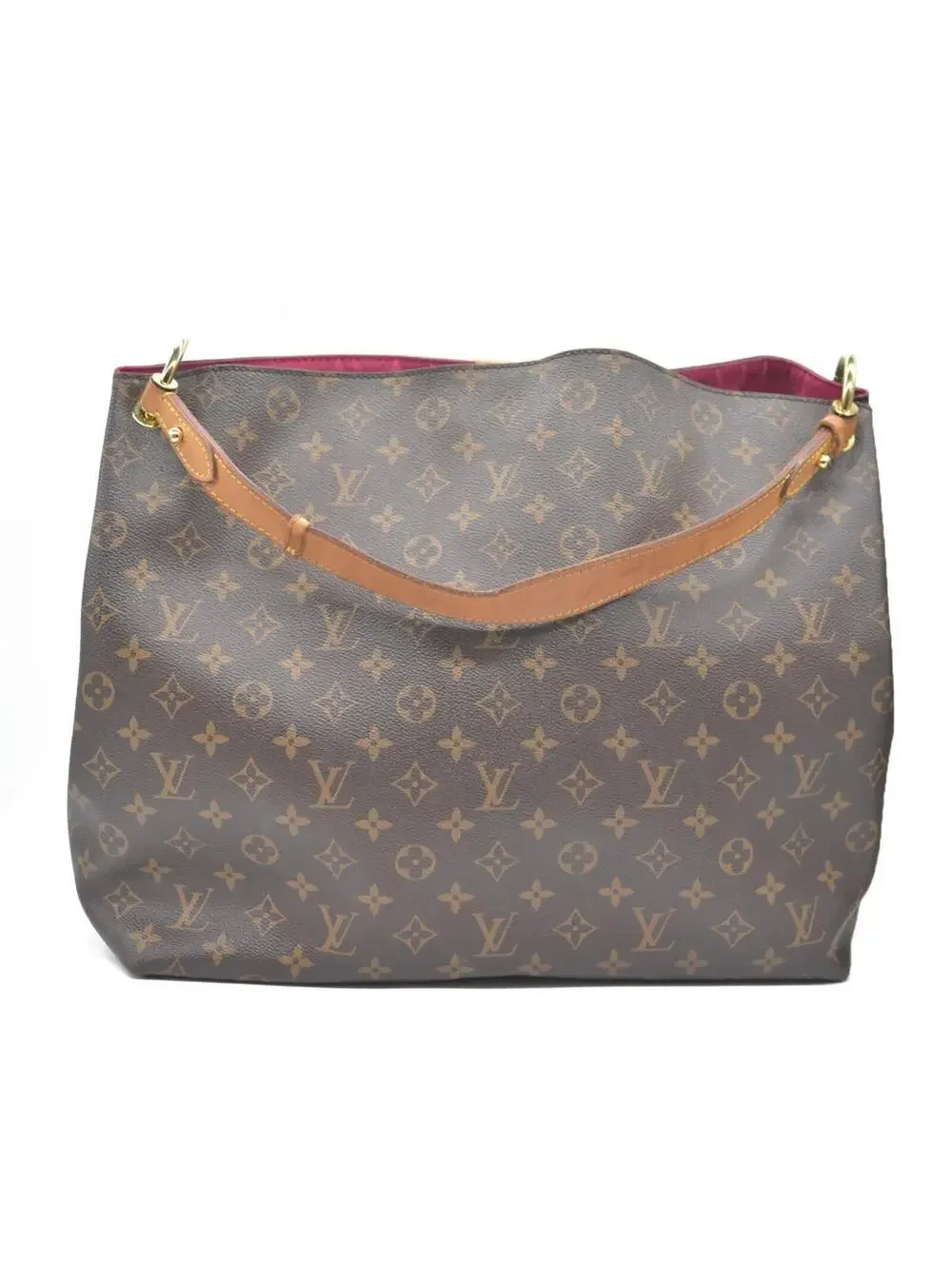 $2160 Louis Vuitton Monogram Graceful MM Pivoine TX4128